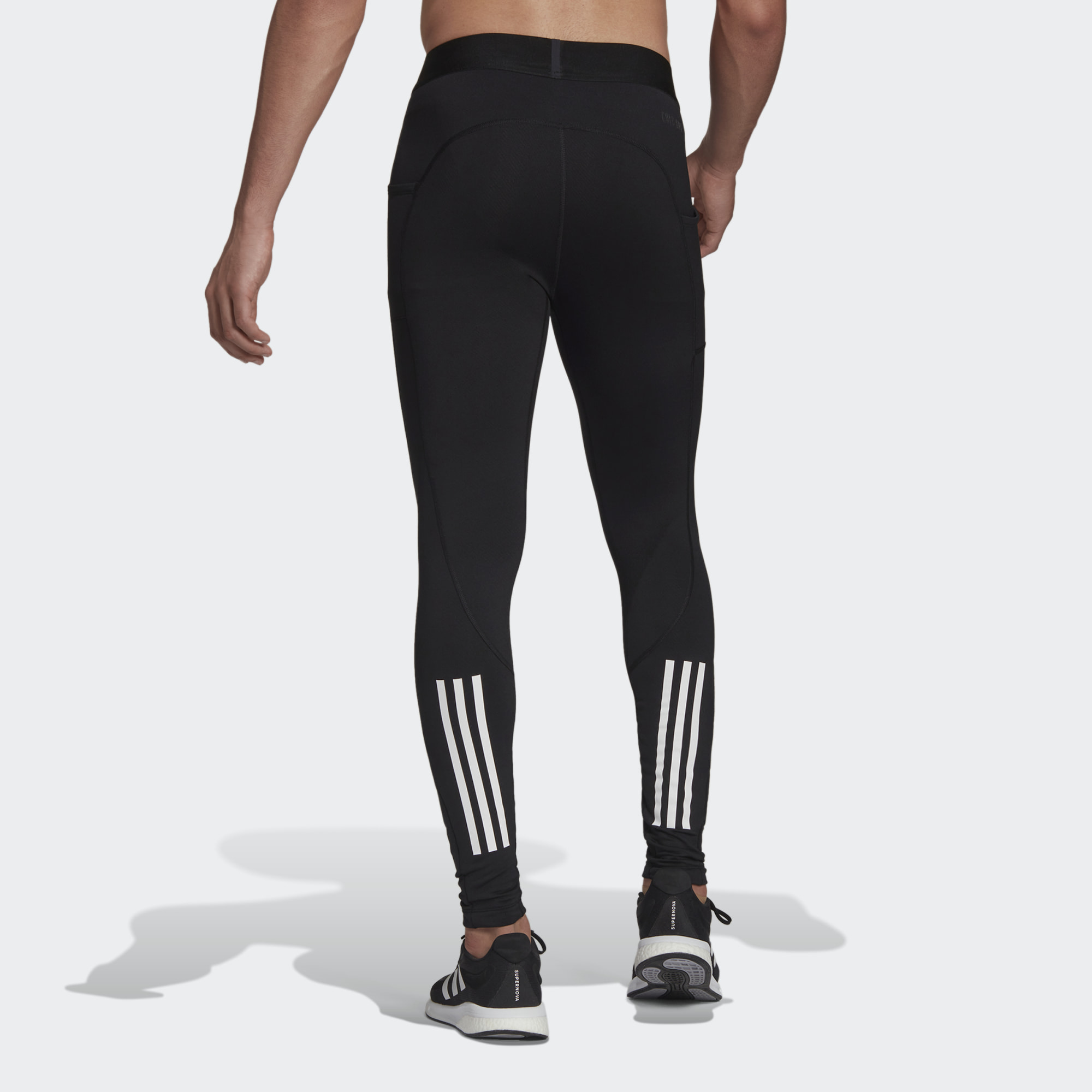 Мужские леггинсы adidas COLD.RDY Techfit Training Long Leggings (Черные)