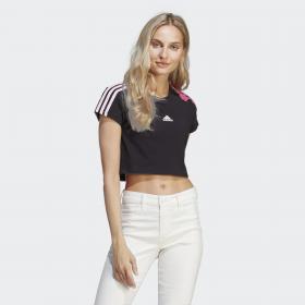 Футболка 3-Stripes with Chenille Flower Patches Sportswear IC0024