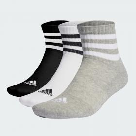 Три пари шкарпеток 3-Stripes Cushioned Sportswear Mid-Cut Performance IC1318